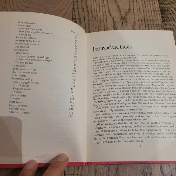 Vintage Word Power Reader's Digest  Hardcover Book 1967 - nonfiction - Picture 3 of 5